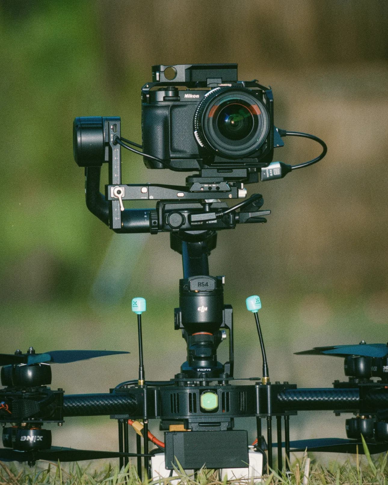 GX8 Pyro carrying a cinema camera on its gimbal