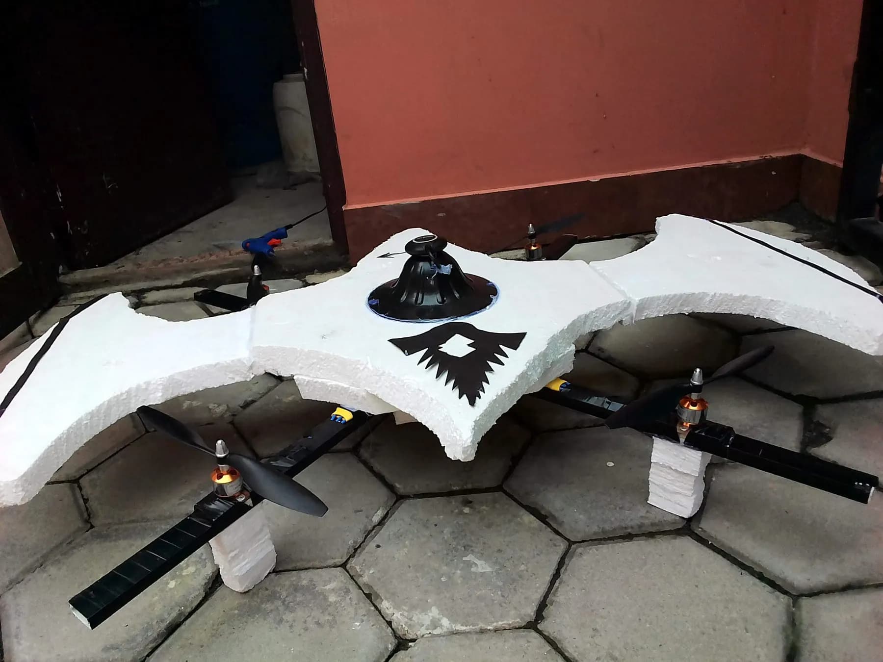 A homemade foam flying wing, 2018